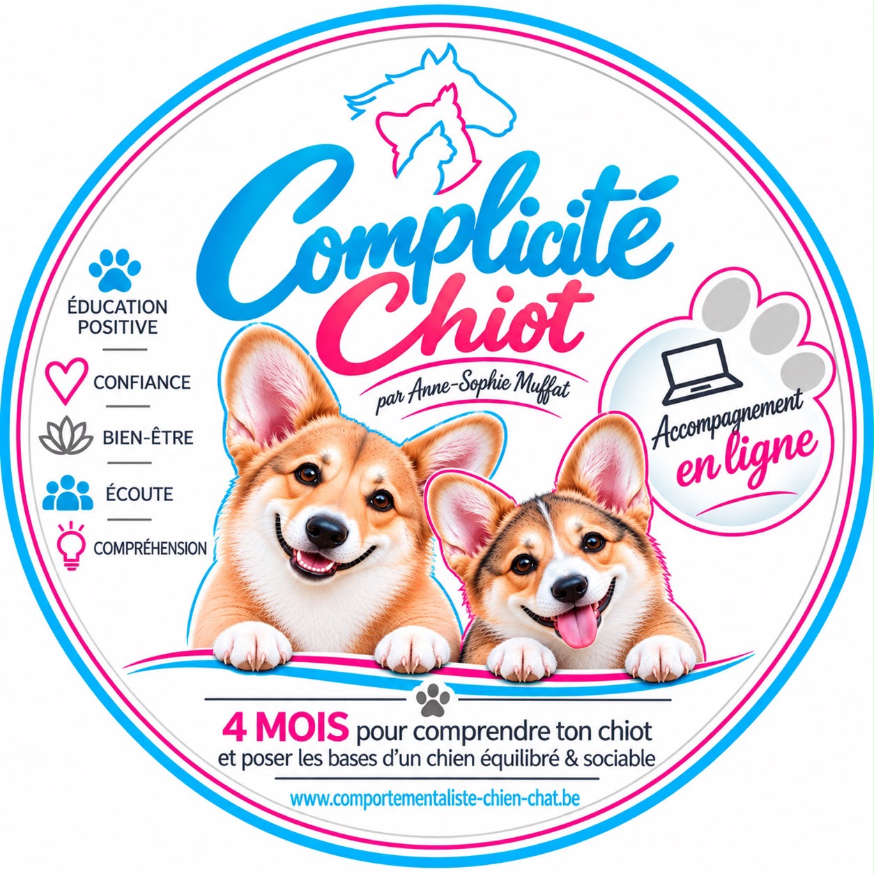 Logo complicité chiots